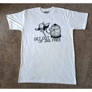 Monopoly T-Shirt Men's XXL White Short Sleeve